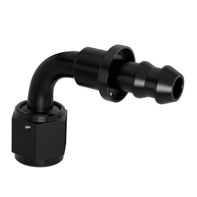 6AN 90 Degree Aluminum Internal Thread Rotary Push in Locking AN6 90 Degree-1