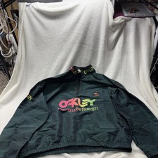 Vintage 90s Surf Style Interplanetary Body Gear Windbreaker Jacket Iridescent