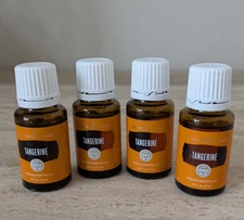 Young Living TANGERINE Essential Oil .15ml 0.5 fl.oz. NEW SEALED - Quantity of 4