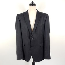 Strellson Jacket Rich 1 Mens Sz 54 Gray Super 100 Wool Business Jacket Coat
