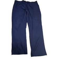 SCRUBSTAR Unisex SZ XL Indigo Blue Scrub Pants Elastic DS Waist