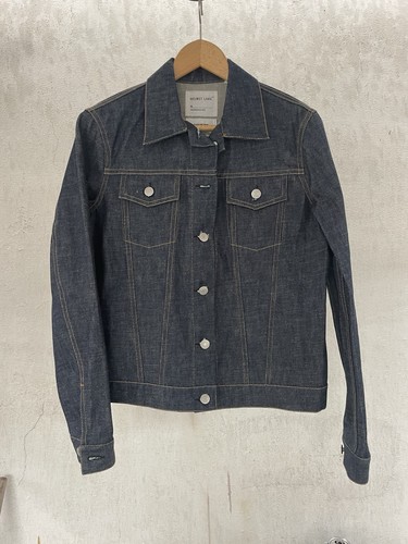 Helmut Lang, Helmut Lang , Vintage 1998, Original Women’s Raw Denim Denim Jacket . 42 . New!