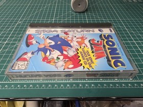 Sonic Jam (Sega Saturn, 1997) SEGA - Tested/Working - CIB w/Card - RARE - MINT!