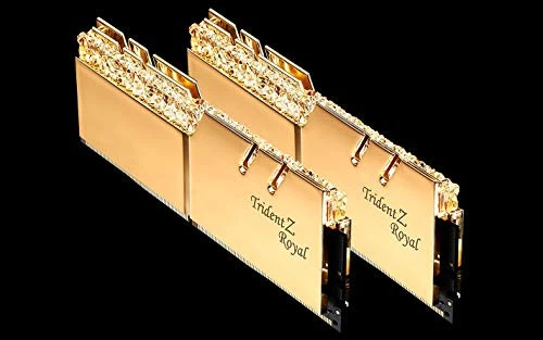 Trident Z Royal Series Gold 16 GB 2 x 8 GB 288 pines SDRAM PC4-25600 DDR4 3200 CL16- - Imagen 5 de 5