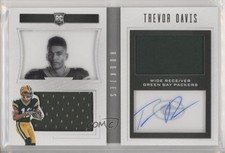 2016 Panini Playbook Rookie Jersey 14/199 Trevor Davis #137 Auto 9a7