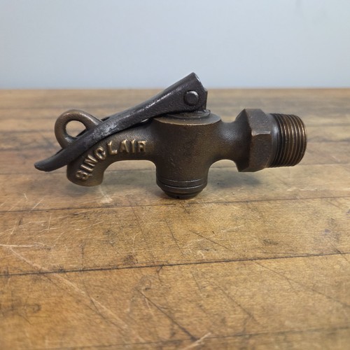 Sinclair Gas Station Brass Valve Dispenser Tank Station Spout Oil Kerosene Early