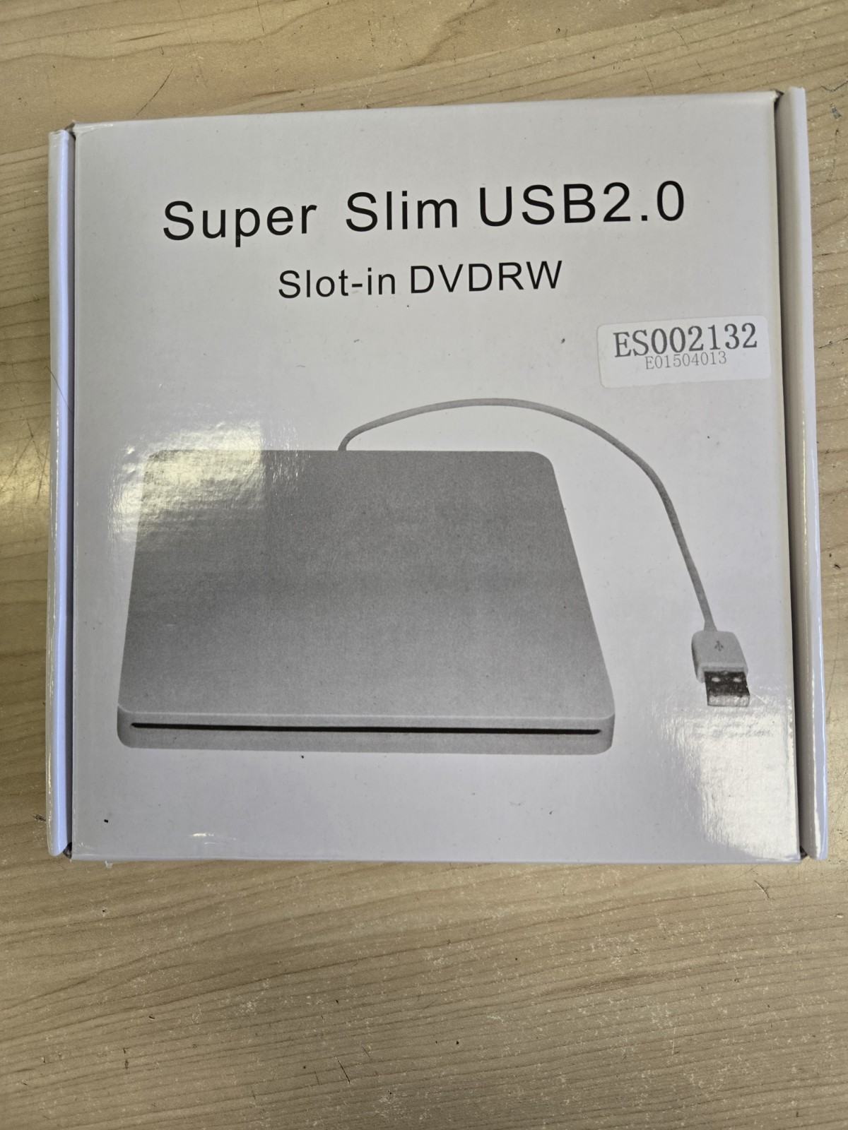 SUPER SLIM USB 2.0 Slot-in DVDRW USB EXTERNAL DVD DRIVE NEW OPEN BOX