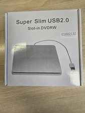 SUPER SLIM USB 2.0 Slot-in DVDRW USB EXTERNAL DVD DRIVE NEW OPEN BOX