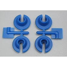 RPM 73155 Lower Spring Cups Blue: Traxxas 1/10 Slash 4x4