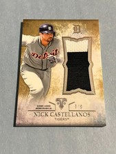 2015 Topps Triple Threads - Unity Jumbo Relics Nick Castellanos #UJR-NCS Gold /9