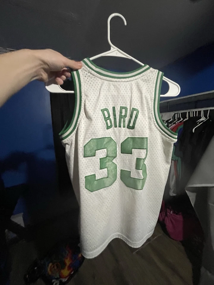 LARRY BIRD Brand New Hardwood Classics Mitchell & Ness NBA Jersey tags 1985 - 86 - Image 2 of 3