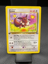 1st Edition - Eevee 51/64 - Jungle Set - Pokemon Card - Vintage 1999 WOTC 2