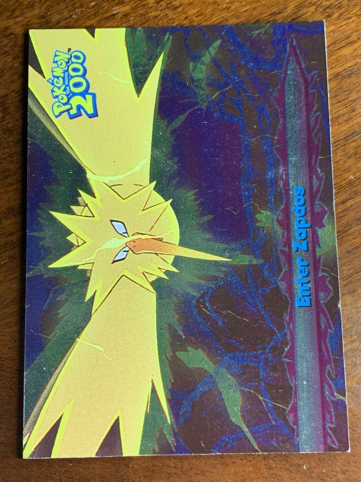 Topps Pokemon the Movie 2000 #33 Enter Zapdos Silver Foil (C) FREE COMBINED SHIP