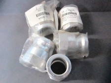 (3LW92) 1" x 1" x 1 in -11-1/2 FNPT Aluminum Cam and Groove Adapter - Lot of 5 