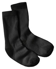 womens 10-pair Value Pack Crew fashion liner socks, Black, 5-9 US