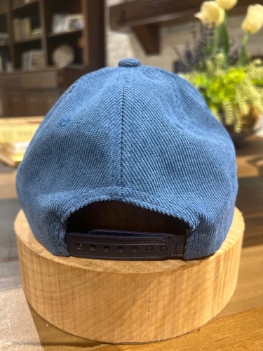 DEEP EDDY VODKA Blue Baseball Cap Corduroy Hat Snap-Adjustment One-Size-Fits-All - Picture 3 of 11