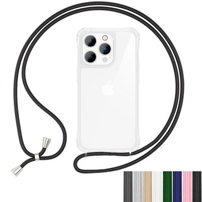 NALIA Handykette mit Hülle iPhone 16 Pro Max Case Crossbody verstellbar