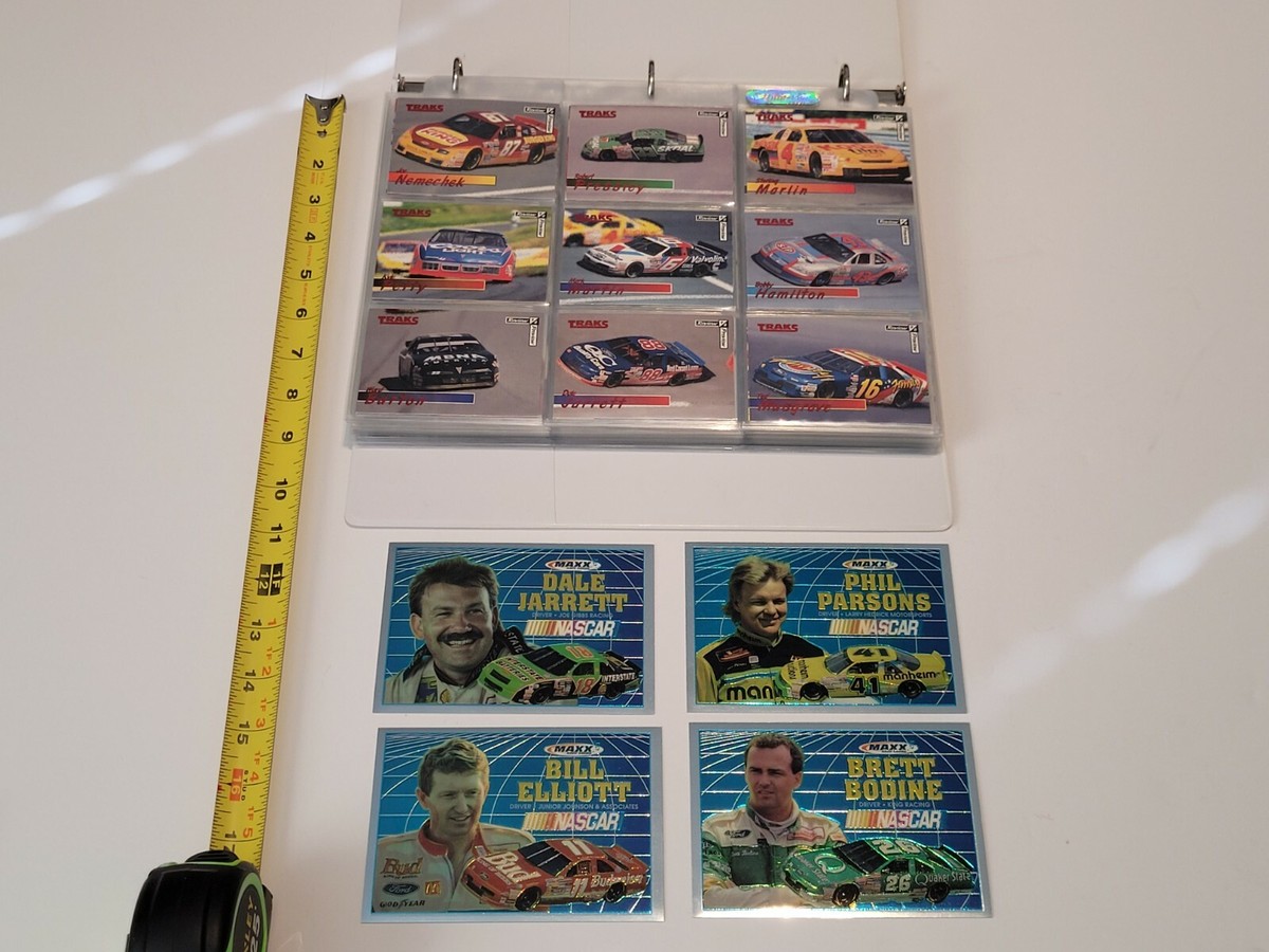 Huge Vintage MAXX Traks Fleer NASCAR Race Card Collection Rare Gems Galore!