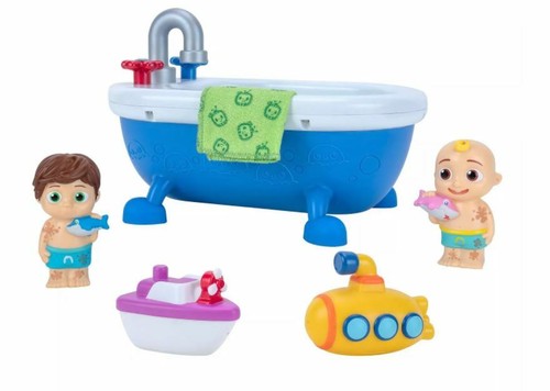 NEW Cocomelon Musical Bath Time Playset with JJ & TomTom Color Changing (NIB) - Picture 5 of 10
