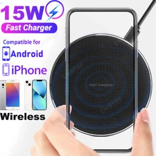 15W Wireless Charger Fast Charging Pad For Samsung S23 Ultra Fold5 S22+ S21 S20