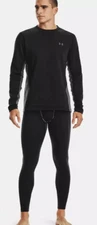 UNDER ARMOUR Men's ColdGear Baselayer Leggings NWT Black SIZE: 3XL