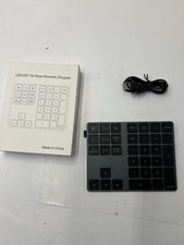  QTY 2 Lekvey 34 Key Bluetooth Wireless Number Pad Rechargeable for Laptop