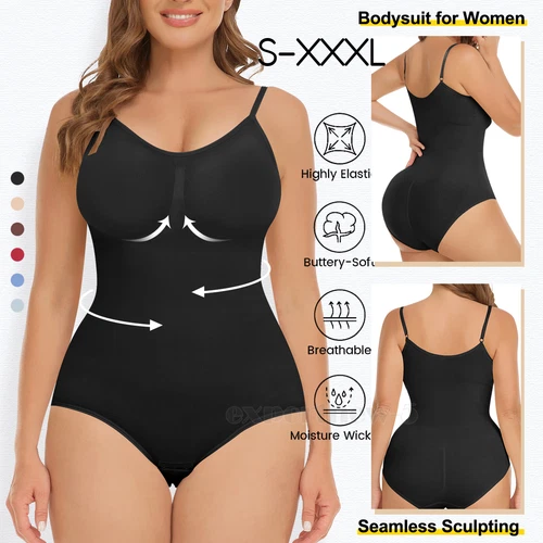 Bauchkontrolle Bodysuit Slip Sculpting Shaper Tank Top Bodys Snatched Waist - Bild 16 von 66