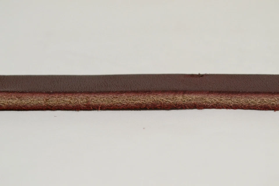 Leather Strip - Burgundy Latigo - 1/2" - 10-11 oz - 1 Piece (E421) - Image 2 of 3