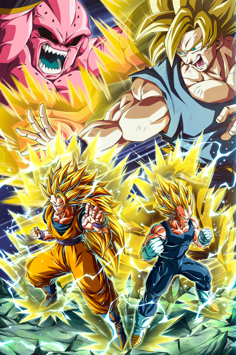 Goku Dragon Ball Z Dokkan Battle Vegeta Majin Buu Cell, dragon