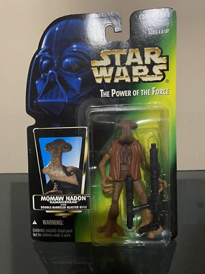 Star Wars The Power Of The Force, Momaw Nadon  Hammerhead  W/ Double Barrel Blas