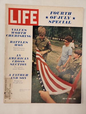 1970 July 4 LIFE Magazine 4th of July Special, Values Worth Cherishing (MH192-2)