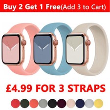 Strap for Apple Watch Ultra 8 7 SE 6 5 4 42/49mm iWatch Silicone Solo Loop Band