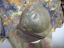 Francia militaire francais elmetto Adrian WW II casque regis ultima elmetto acciaio