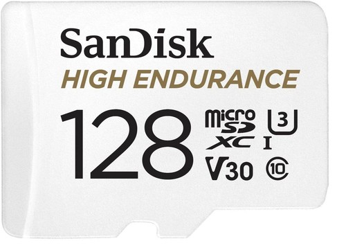 Carte microSD haute endurance SanDisk 128 Go SDSQQNR-128G caméra de tableau de bord caméra de sécurité - Photo 5 sur 5