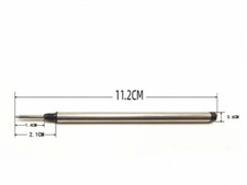 112mm Long 0.5mm 0.7mm Tip Ballpoint Metal Pen Refill Fit for P163 Ballpen M710