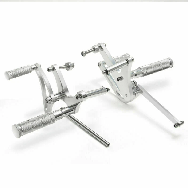 Commandes avancées Repose-pieds pr Honda Magna 750 1994-03 VF750C Aluminium poli - Photo 4/4