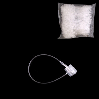 ES307= 10000 Sicherheitsfäden 75mm Loop Pin transparent Nutzung ohne Heftpistole