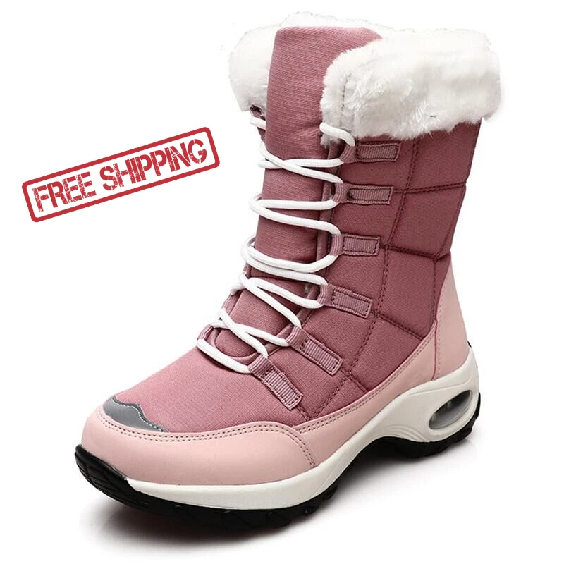 Botas De Invierno Mujer Botines De Frio Abrigo Zapatos Para Nieve | eBay