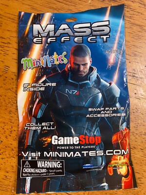 Mass Effect Minimates GameStop Exclusive - COMMANDER JACK SHEPARD in SEALED BAG