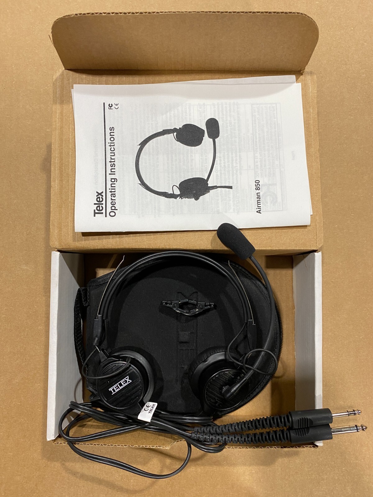 Telex Airman 850 Headset ANR With FAA 8130 for sale online | eBay