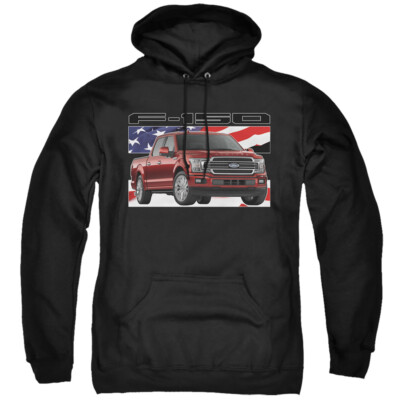 FORD TRUCKS F 150 FLAG Licensed Hooded and Crewneck Sweatshirt SM-5XL