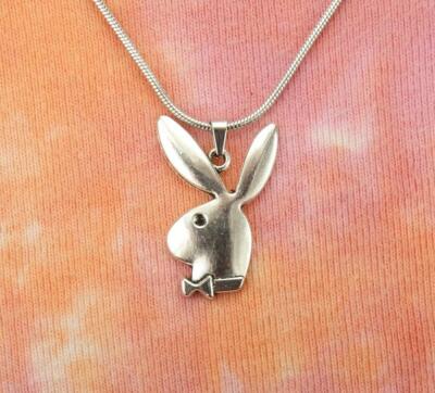RETRO EAR BUNNY RABBIT 925 Sterling Silver plated 22
