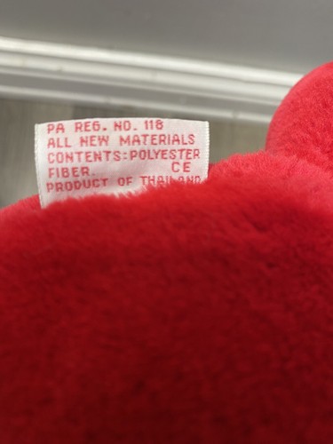 Vintage 1992 Clifford The Big Red Dog Stuffed Animal Toy Plush 10” - Picture 8 of 8