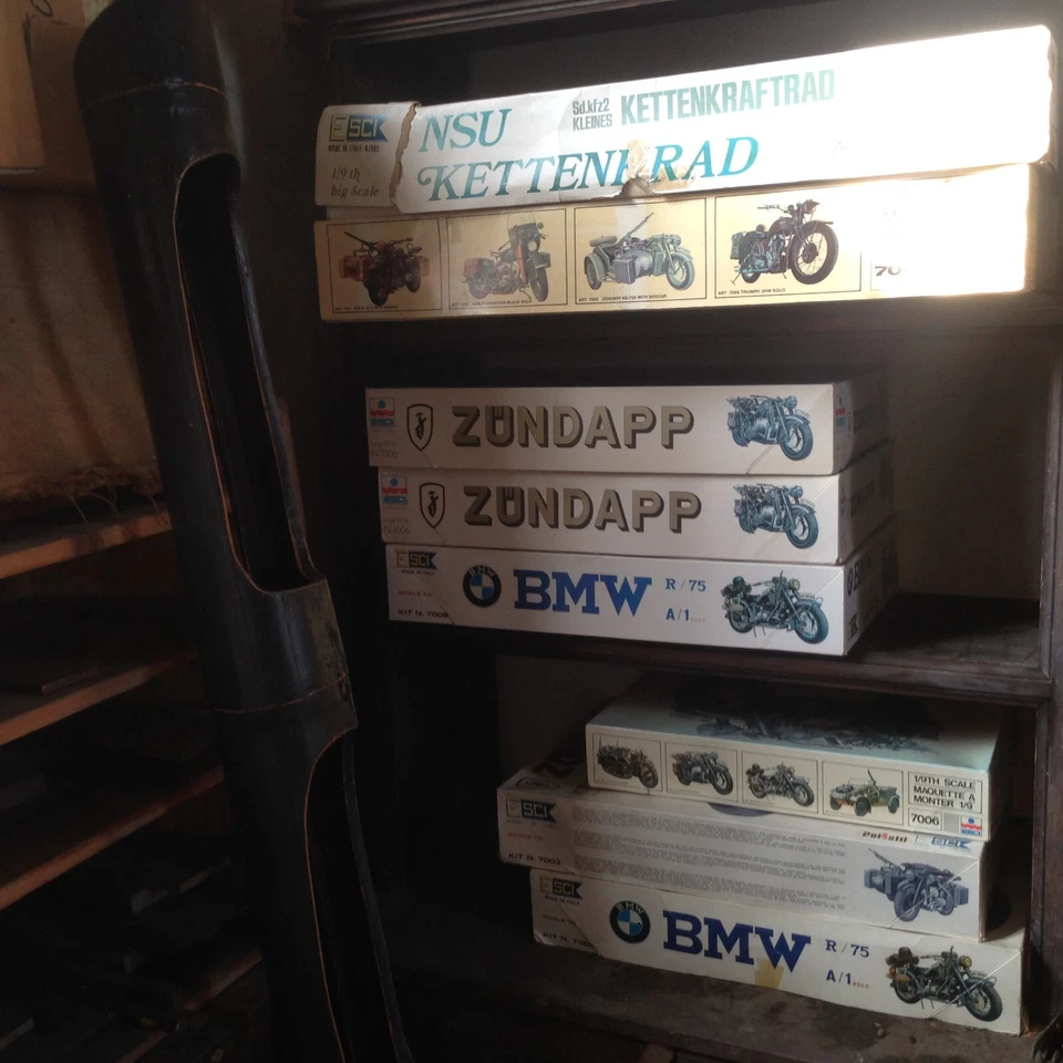 Esci Modellino 1/9 Rara Moto  Kettenkrad NSU Seconda Guerra Mondiale - Immagine 3 di 3