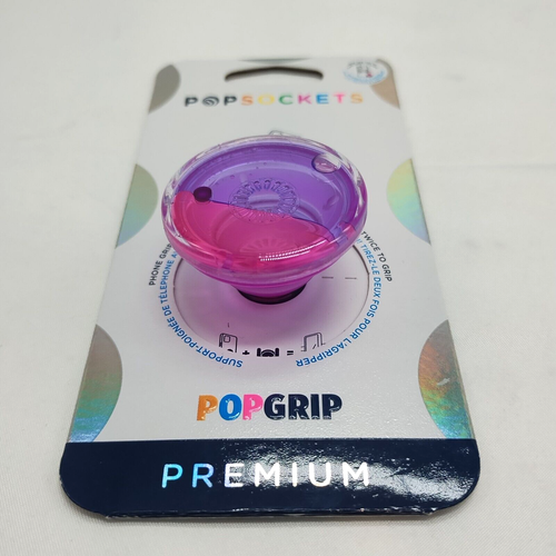 PopSockets Poignée Téléphone Support Lampe à Lave Liquide Violet POPGRIP Popsocket - Photo 4 sur 7