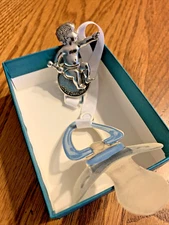 REED & BARTON Dixie Darling Silver Plated Pacifier Holder with Clip NIB