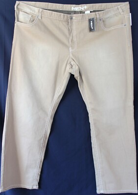 Herren Hose Men Plus Beige  Gr. 32  (64)  4XL NEU