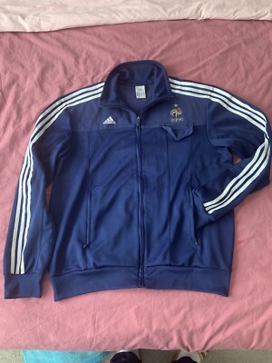 Adidas Track Jacket XL Blau Trainingsjacke FFF Retro