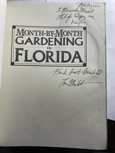 Month-by-Month Gardening Ser.: Month-by-Month Gardening in Florida Signed!!!! - Picture 5 of 7