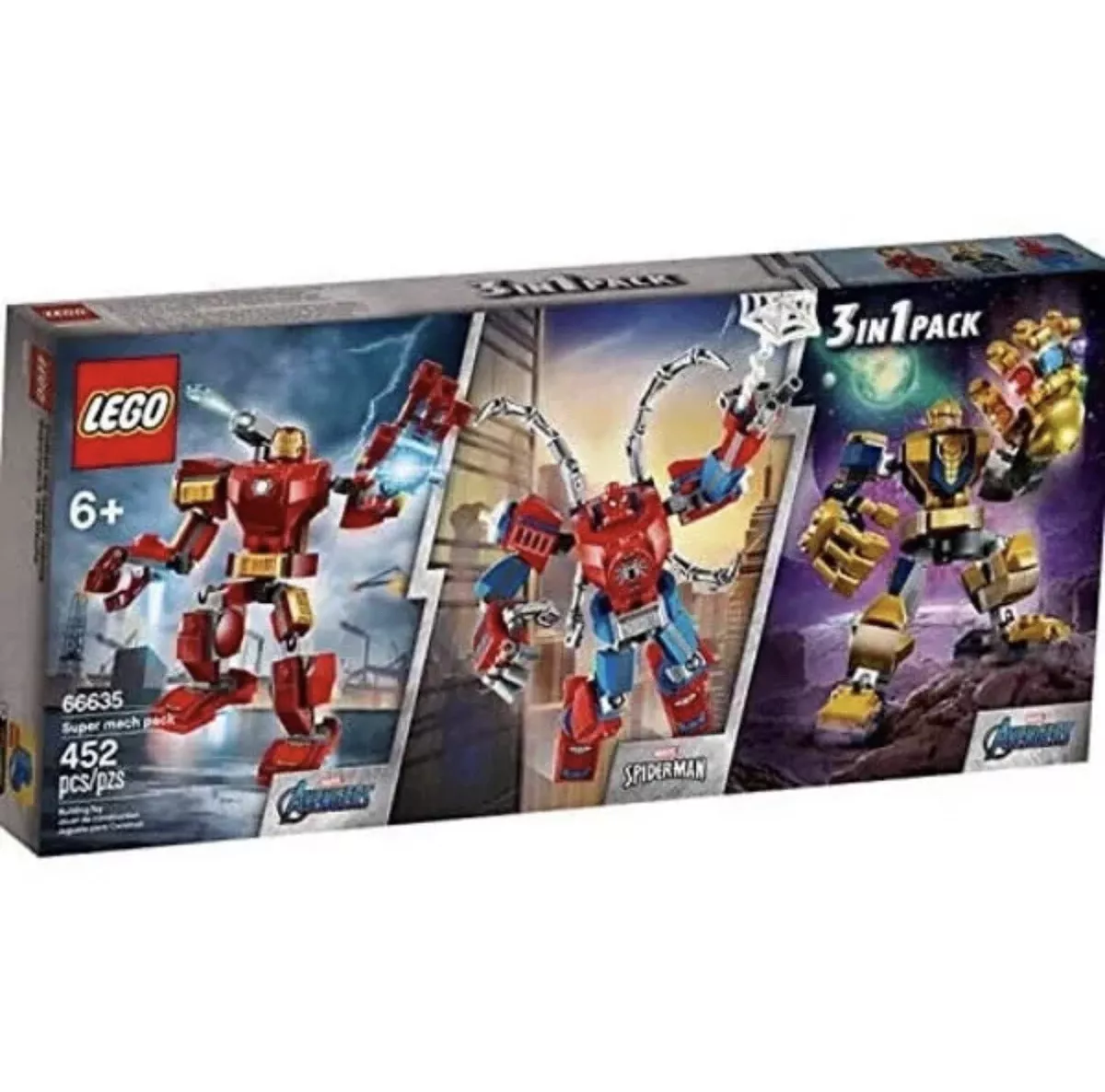 Lego Marvel Superheroes 3 Pack Set